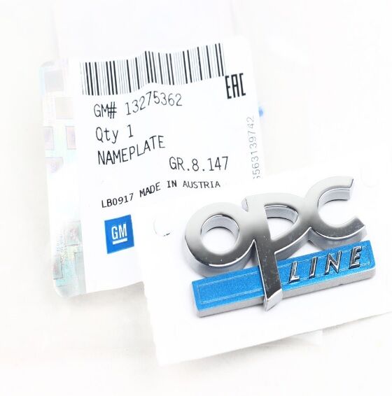 Opel Astra J (OPC Lıne) Ön Çamurluk Yazısı Orjinal Gm Marka 171655 - 13275362