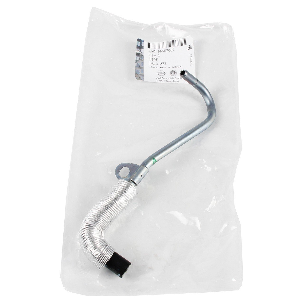 Opel İnsignia 1.4 Turbo Geri Dönüş Borusu Uzun Tip Orjinal Gm Marka 860158 - 55567067