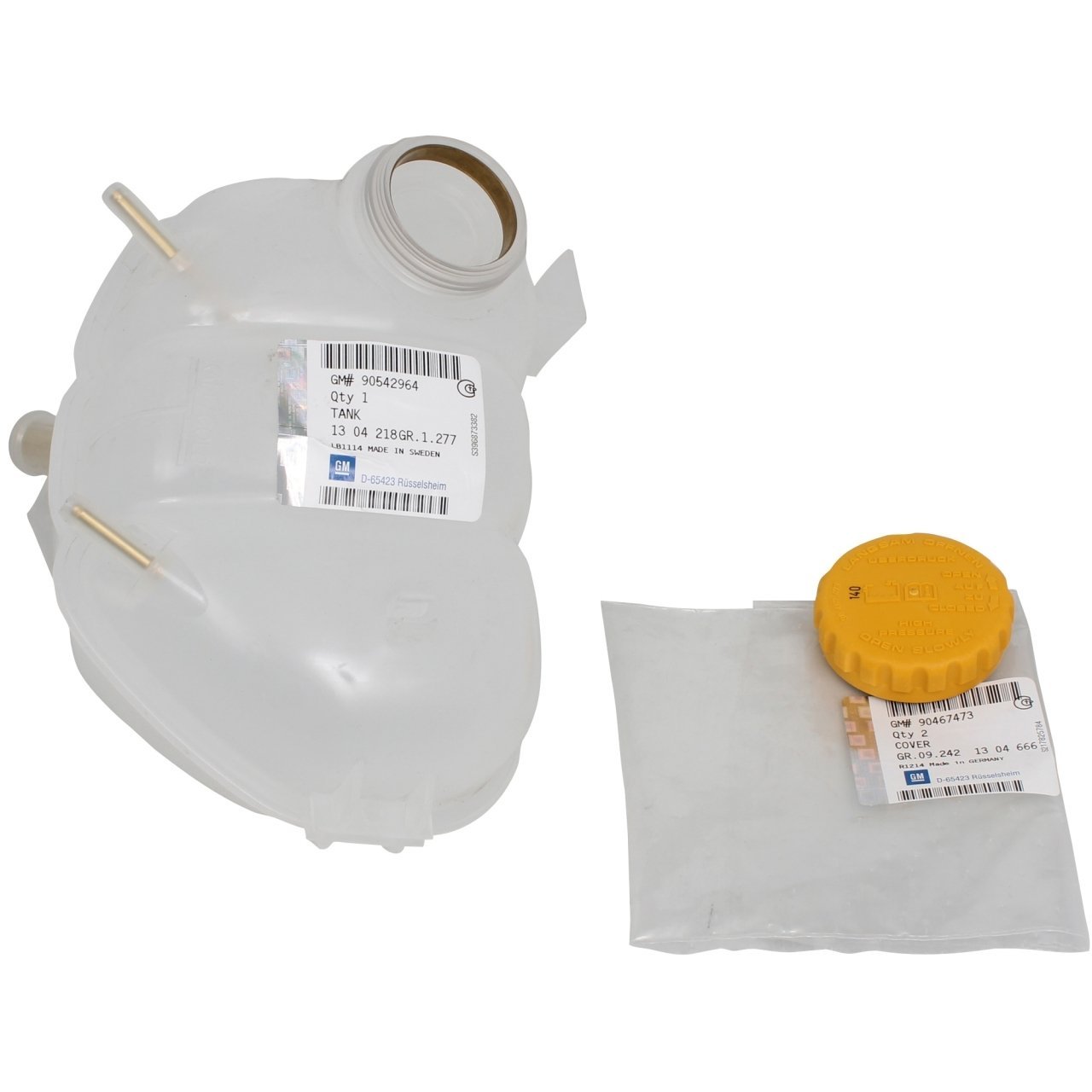 Opel Vectra B Radyatör Yedek Su Deposu + Su Depo Kapağı GM 1304218 - 1304666