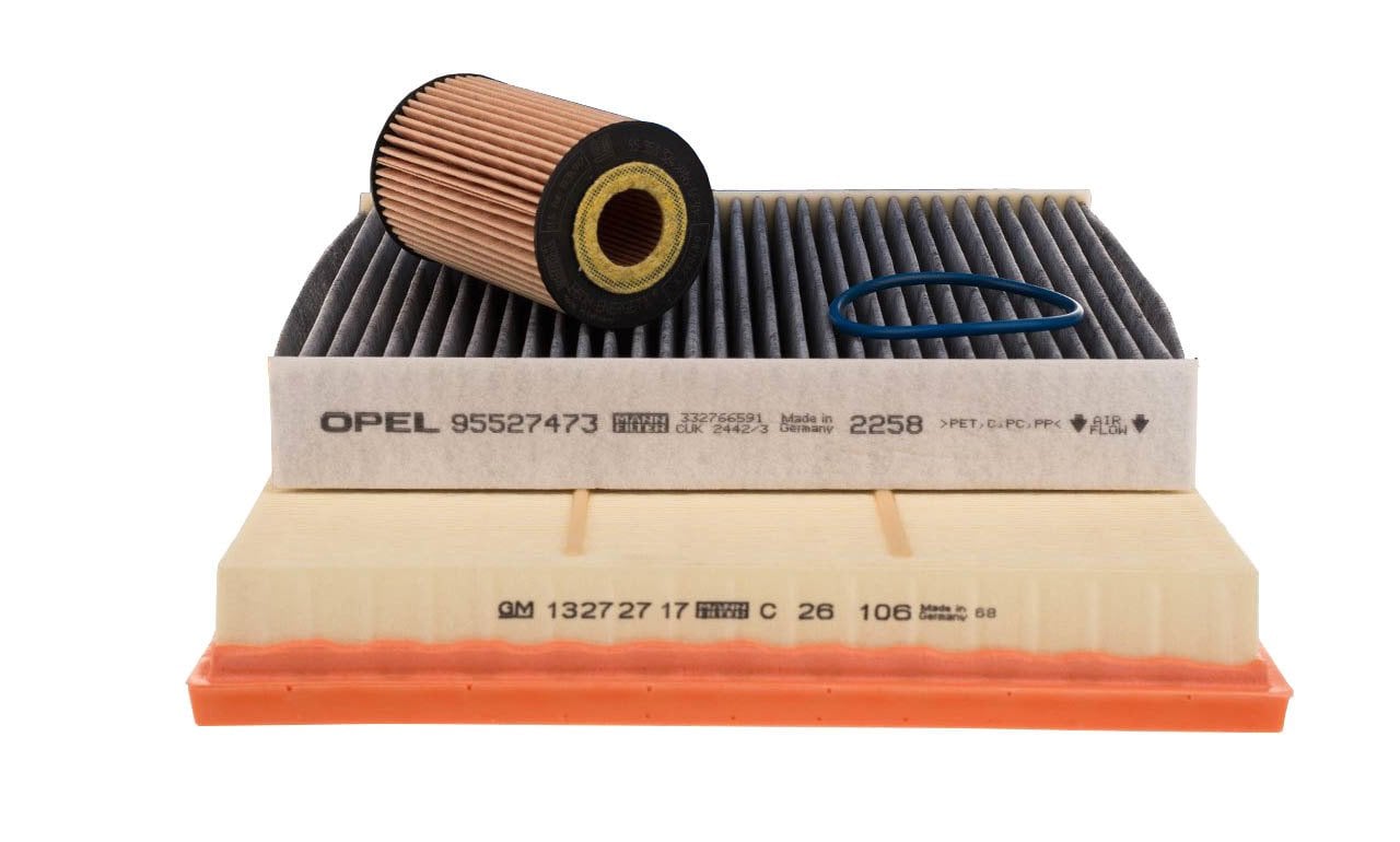 Opel Astra J 1.6 Periyodik Filtre Seti A16XER B16XER Orjinal GM 835056 - 1808246 - 650172