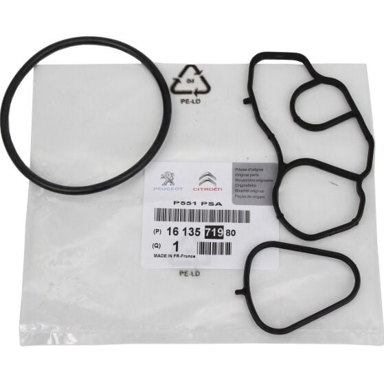 Citroen C5 Aircross Yağ Filtre Kütük Conta Takımı Orjinal Psa Marka 1613571980