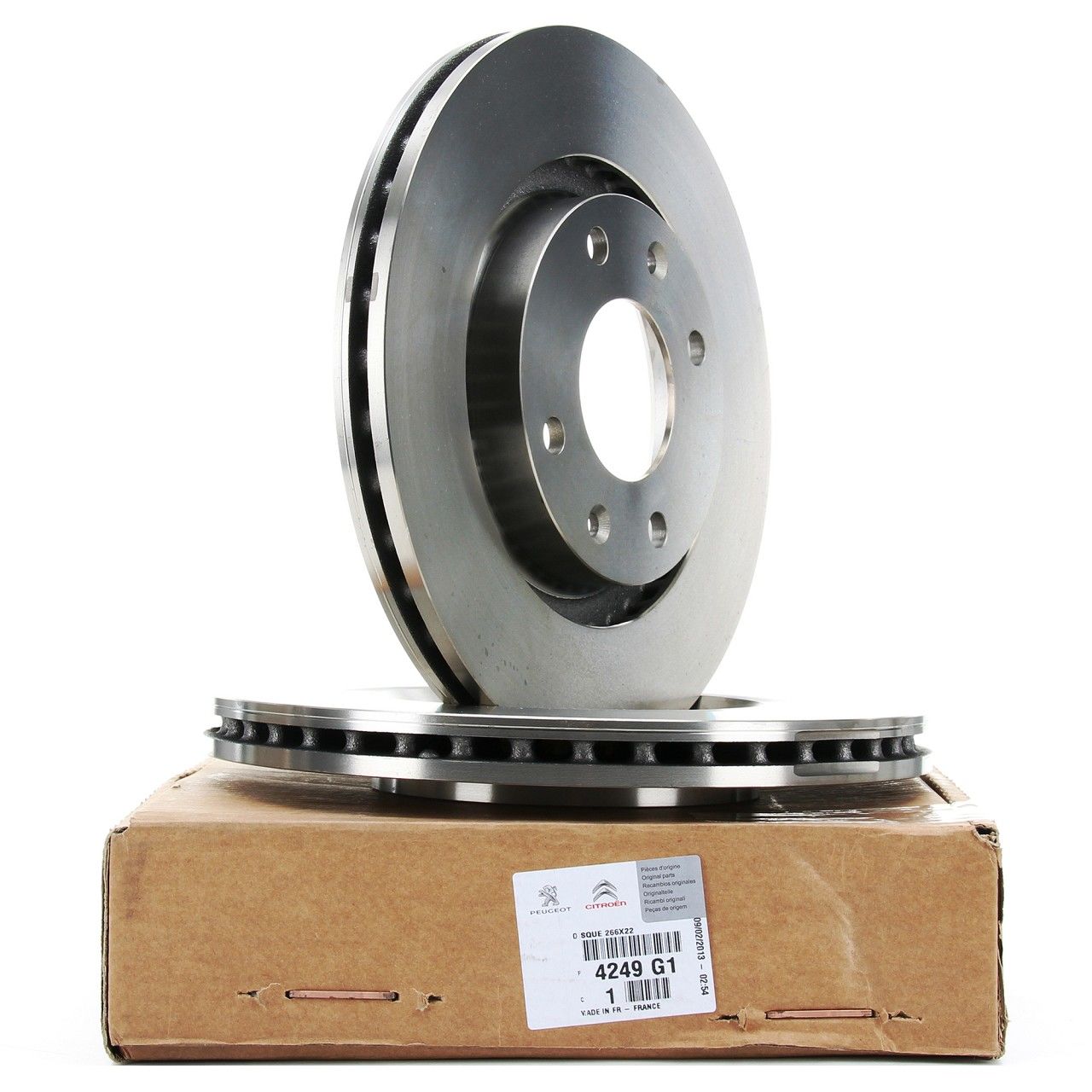 Peugeot 206 1998 - 2011 Ön Fren Disk Takımı Orijinal Psa Marka 4249.G1