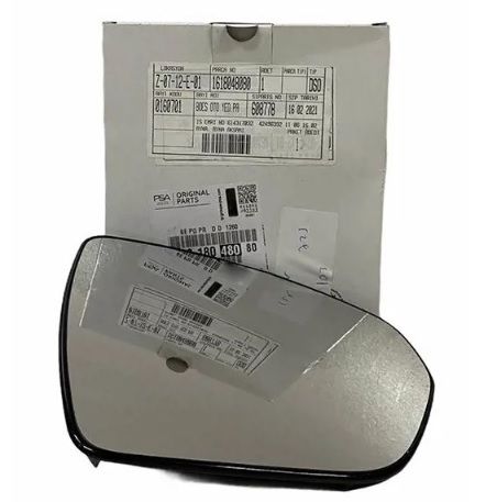 Opel Grandland Sağ (Yolcu Tarafı) Ayna Camı Orjinal Psa Marka 1618048080