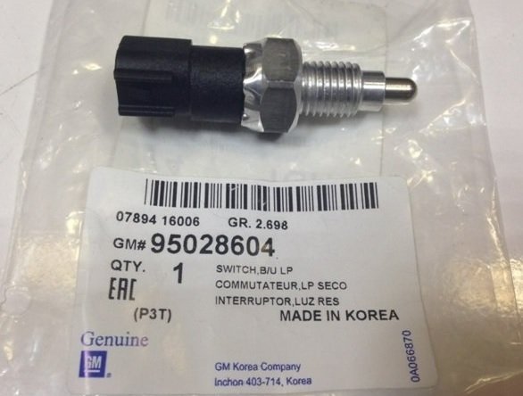 Chevrolet Cruze Geri Vites Müşürü Orjinal Gm Marka 95028604