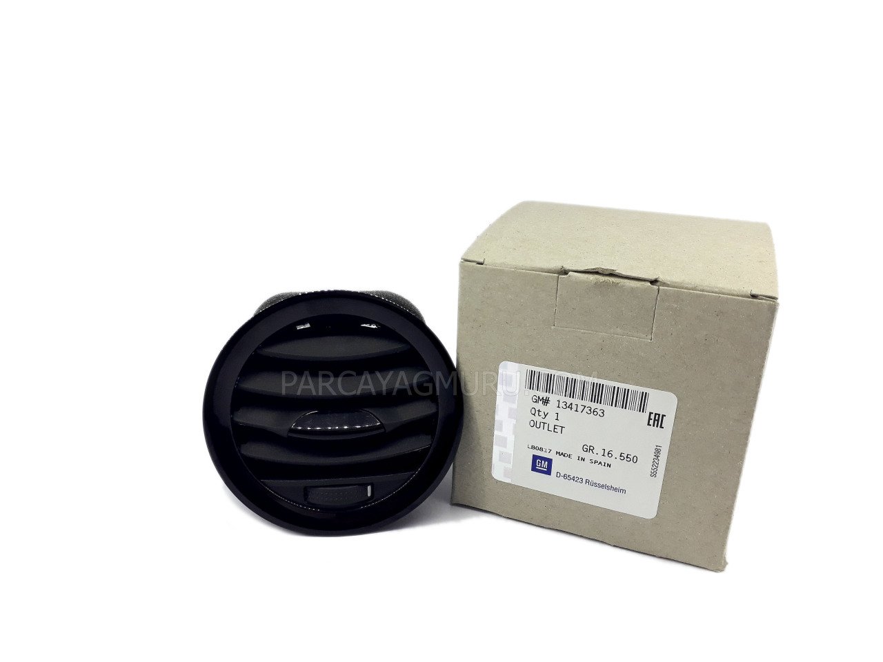 Opel Corsa D Kalorifer İç Havalandırma Muzulu Siyah GM 13417363