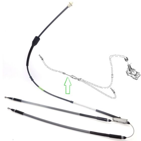 Opel İnsignia Komple Elektrikli El Fren Teli Orjinal Gm Marka 522158 - 23227763