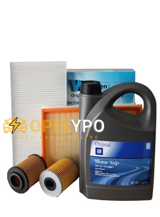 Opel Combo C 1.7 Dizel Periyodik Bakım Seti GM 5W-30 Waben