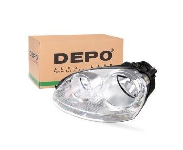Volkswagen Golf 5 / Jetta Ön Sol Far (Şoför Tarafı) 2006-2010 Depo Marka 1K6941005P - DPO 441-1171L-LDEM1
