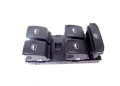Volkswagen Golf 7 Sol Cam Kaldırma Düğmesi Dörtlü (Nikelajlı) Bsg Marka 5G0959857
