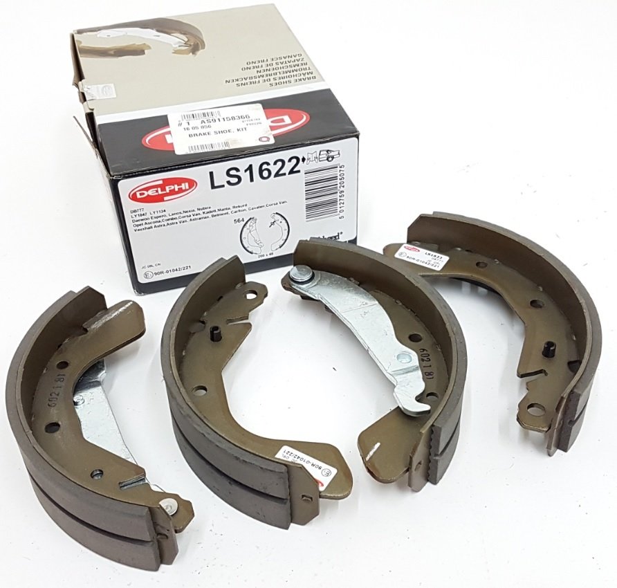 Opel Corsa C Arka Fren Balatası Kampanalı ABS'li Delphi Marka 1605953 - LS1622