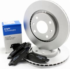 Peugeot 2008 (2013-2019) Ön Fren Disk Takımı + Balata Takımı Set Delphi Marka BG3620 - LP1727