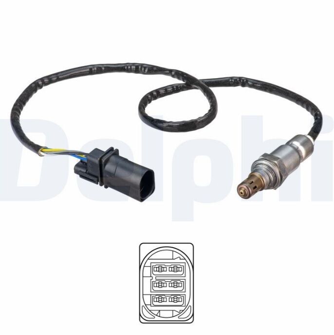 Opel Zafira C 1.6 Dizel Oksijen Sensörü (Konum 1) Delphi Marka 855546 - ES21303-12B1