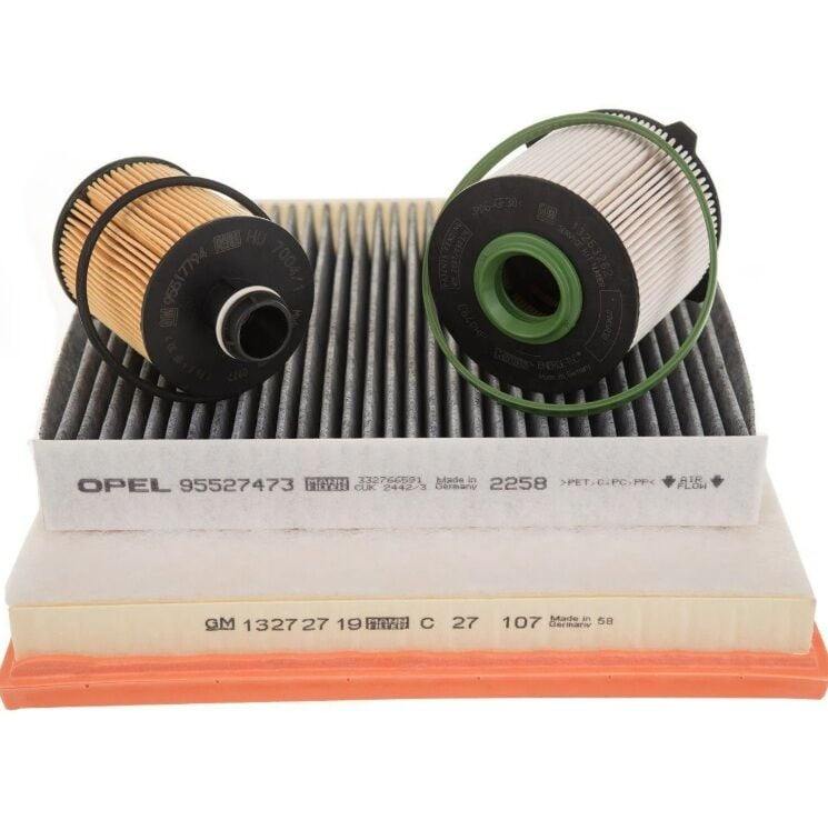 Opel Astra J 1.3 Dizel ( A13DTE ) Periyodik Bakım Filtre Seti ORJİNAL GM