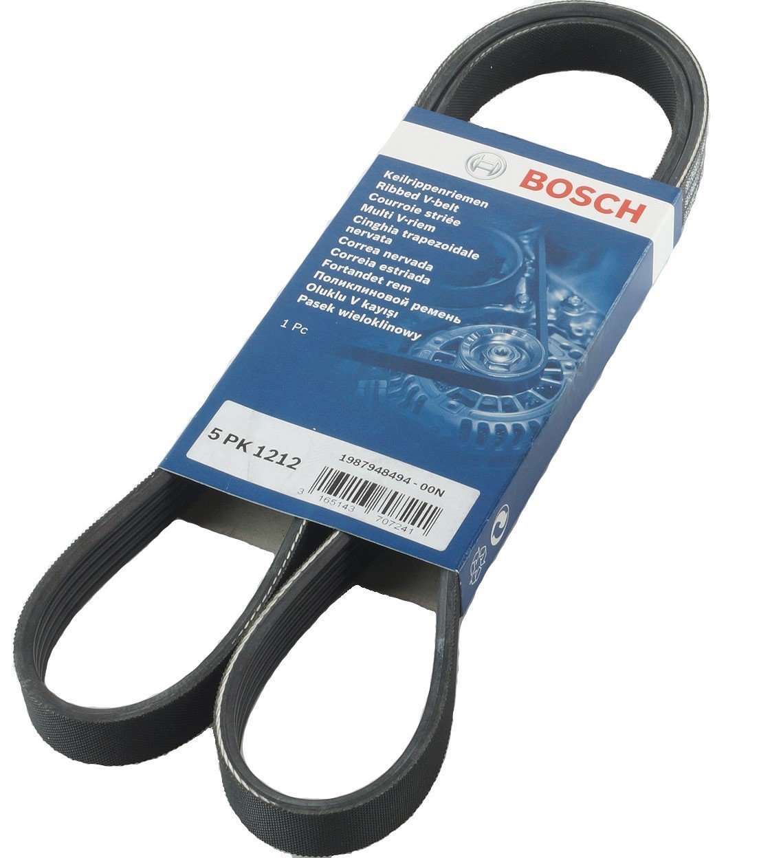 Opel Corsa C 1.4 Z14XE Motor V Kayışı Klimalı BOSCH 6340626 - 5PK1212 - 1987948494