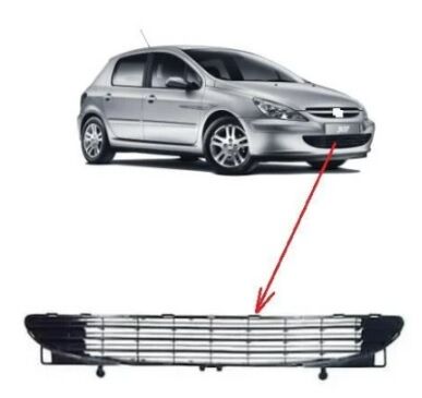 Peugeot 307 Ön Tampon Panjuru Orjinal Psa Marka 7414.W6