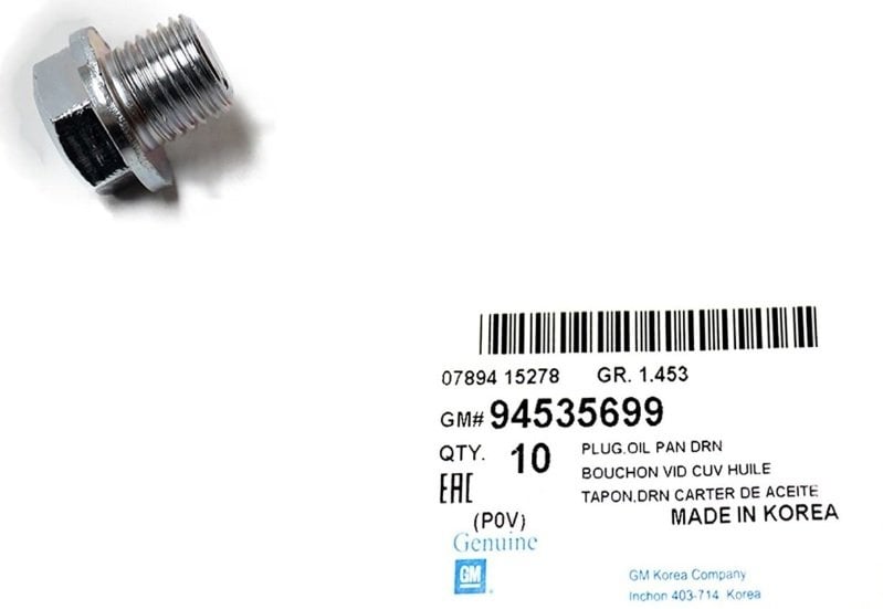 Chevrolet Captiva Yağ Karter Tapası Orjinal Gm Marka 94535699