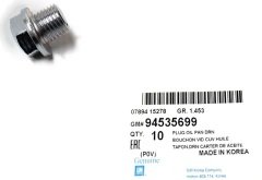 Chevrolet Captiva Yağ Karter Tapası Orjinal Gm Marka 94535699