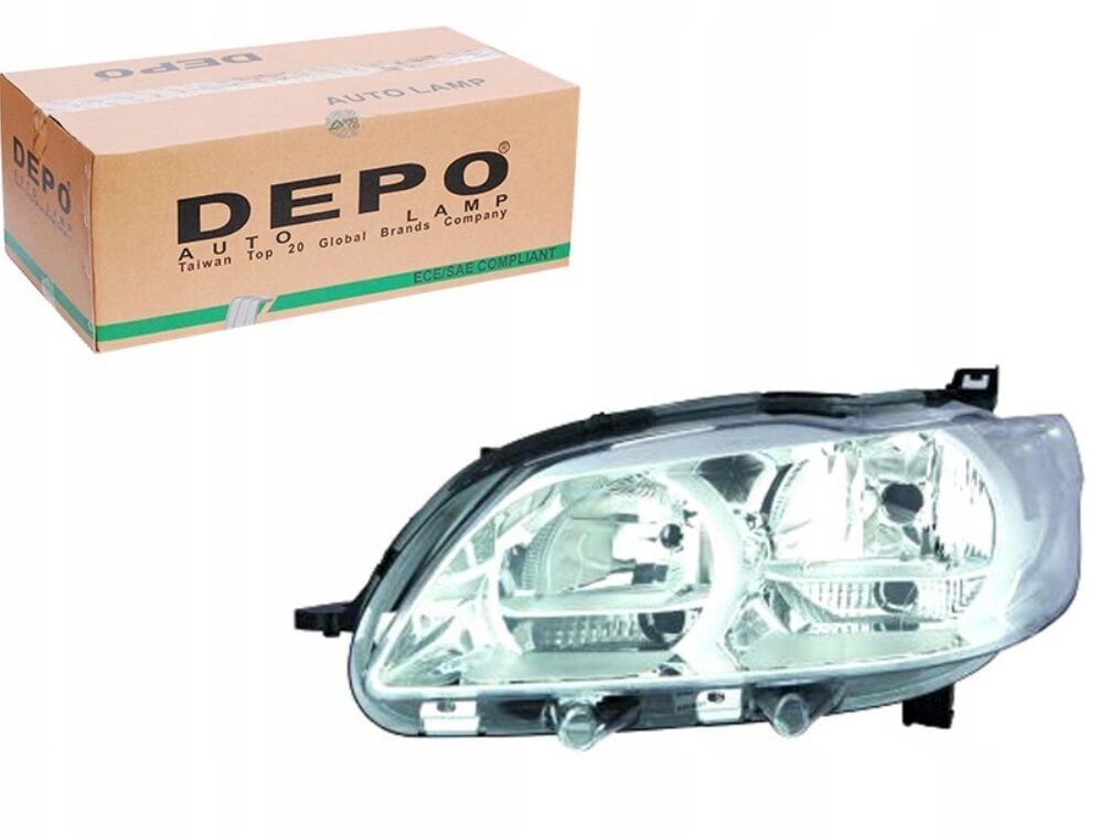 Peugeot 301 Ön Sol Far (Şoför Tarafı) Depo Marka 9675139080 - DPO 550-1158L-LDEMN