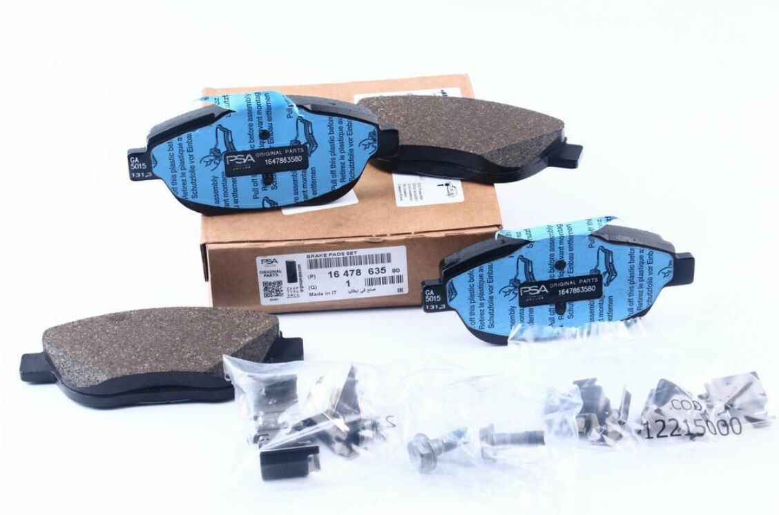 Opel Corsa F Ön Fren Balata Takımı (283 mm) Orjinal Psa Marka 1647863580