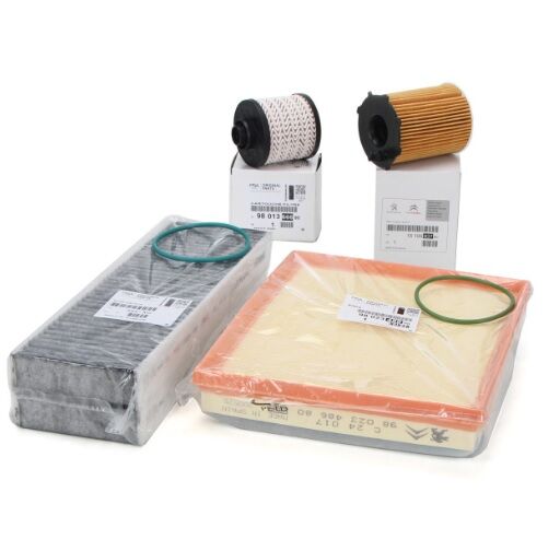 Opel Grandland X 1.6 Dizel Periyodik Yağ Bakım Filtre Seti Orjinal Psa Marka 9802348680 - 9801366680 - 1610693780 - 6447.XG