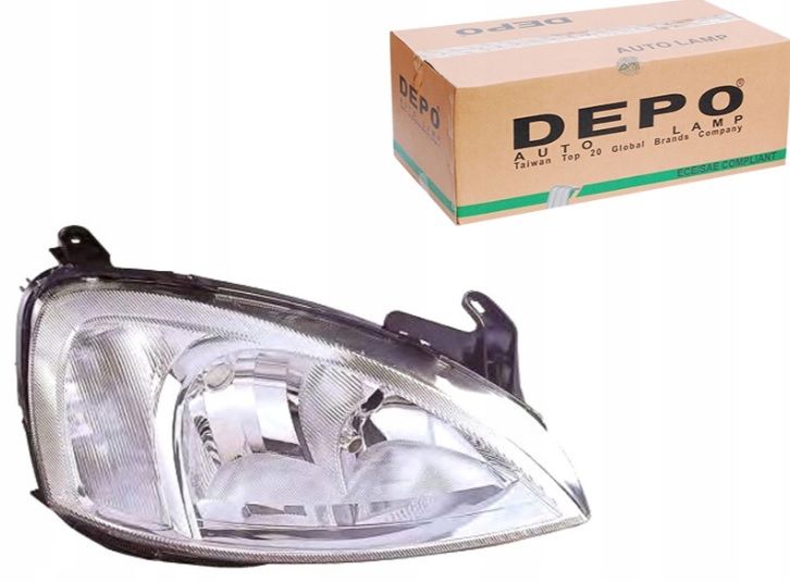 Opel Corsa C Sağ Far (2001-2003) Depo Marka 1216093 - DPO 442-1125R-LD-EM