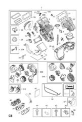 Opel Corsa D Kalorifer Yönlendirme Halatı Orjinal Gm Marka 93189465