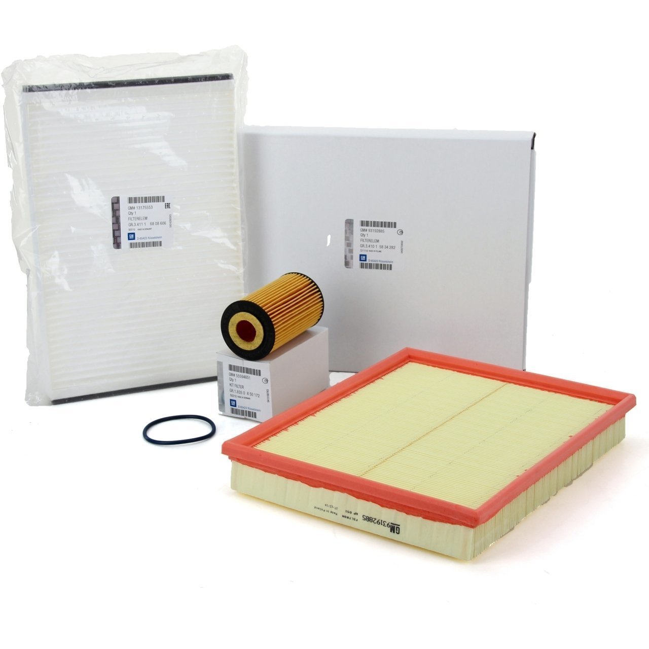 Opel Astra H 1.4 - 1.6 Periyodik Filtre Bakım Seti Orjinal GM