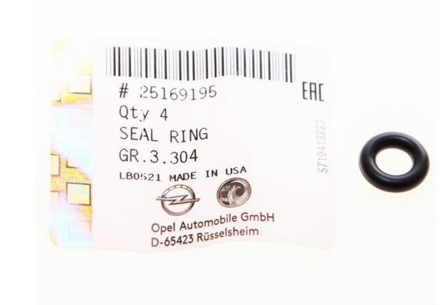 ENJEKTÖR ORINGI X16XEL