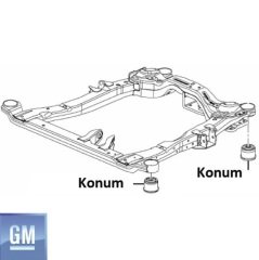 Opel Astra J Ön Travers Burcu (Ön Kısım) Orjinal Gm Marka 13248620