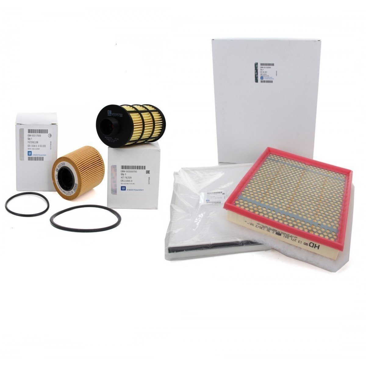 Opel Astra H 1.3 Dizel Periyodik Bakım Filtre Seti GM