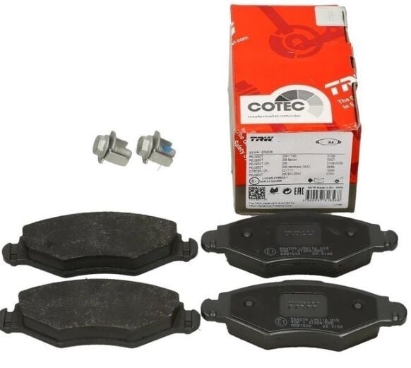 Peugeot 206+ Plus Ön Fren Balata Takımı (2010-2012) Trw Marka GDB1500