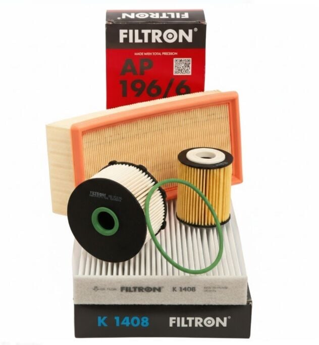 Citroen C-Elysee 1.5 Bluehdi Periyodik Bakım Filtre Seti Filtron Marka AP196/6 - K1408 - PE816/6 - OE667/6