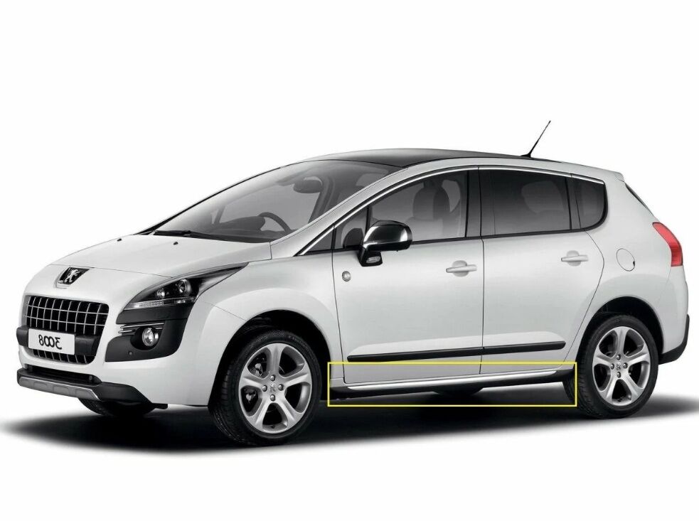 Peugeot 3008 Sol Marşpiyel Plastiği (Nikelajlı) Orjinal Psa Marka 7009.P9