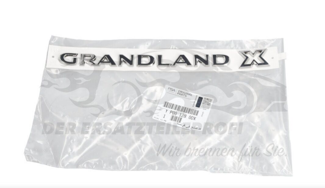 Opel Grandland X Arka Bagaj Kapağı Yazı Orjinal Psa Marka 95526471 - YP001280DX
