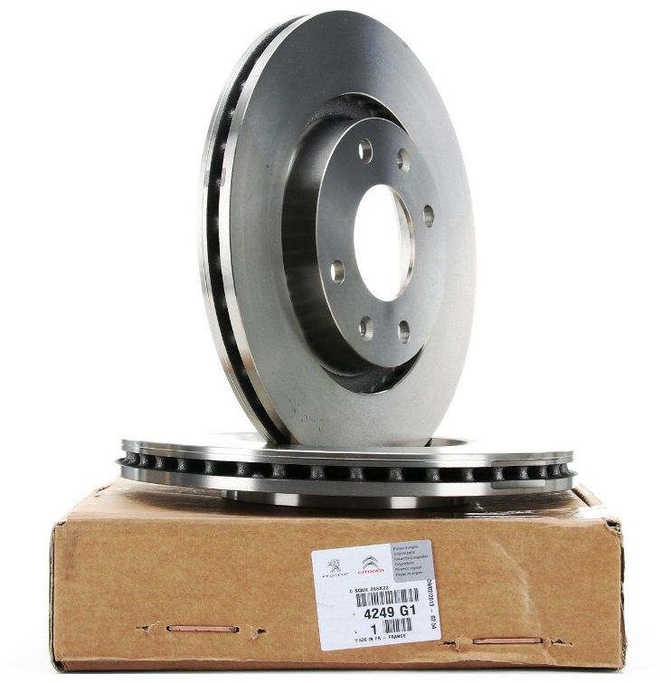 Citroen C2 (2003-2009) Ön Fren Disk Takımı Orjinal Psa Marka 4249.G1