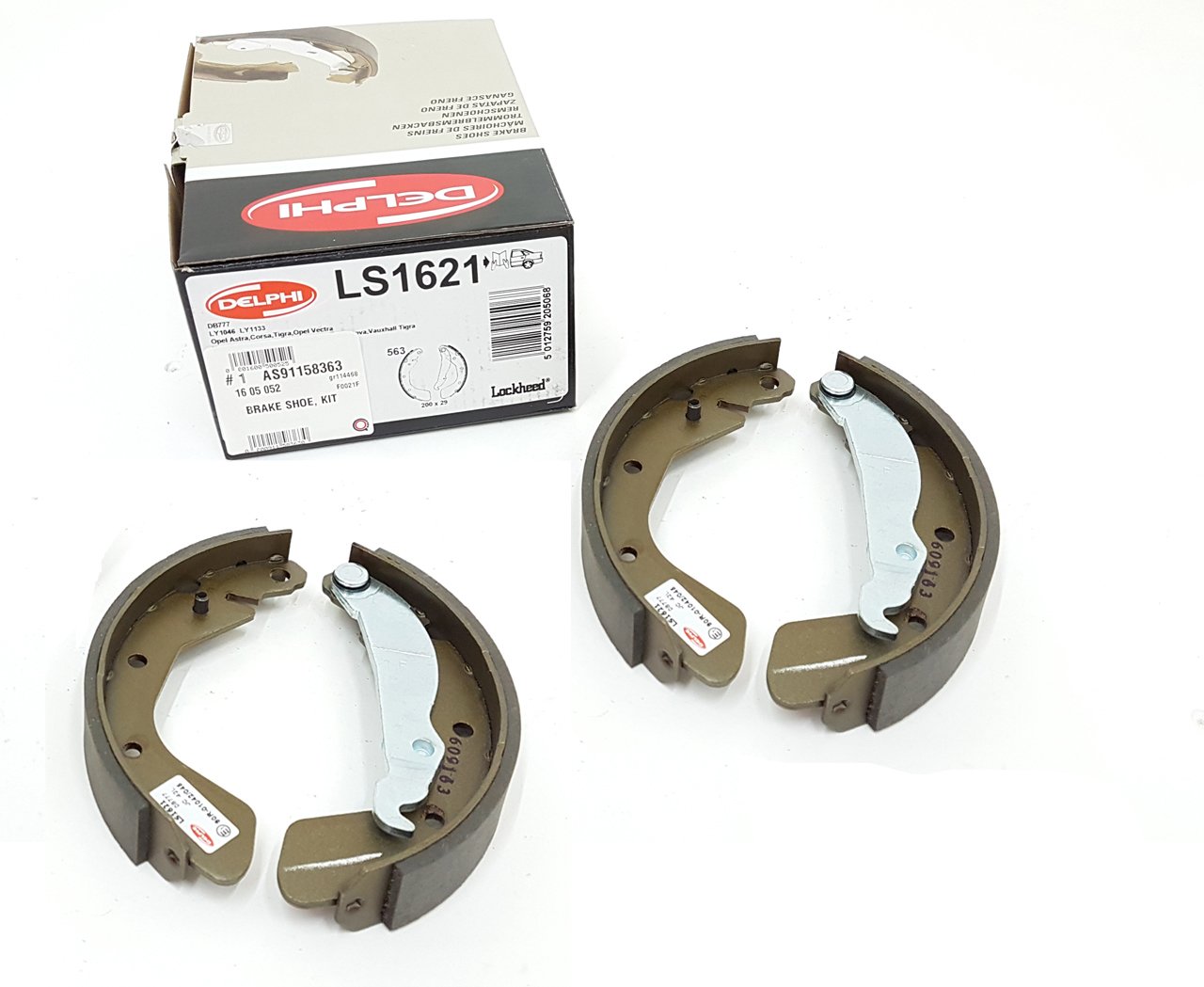 Opel Corsa C Arka Fren Balatası Takım ABS'SİZ Delphi Marka 1605952 - LS1621