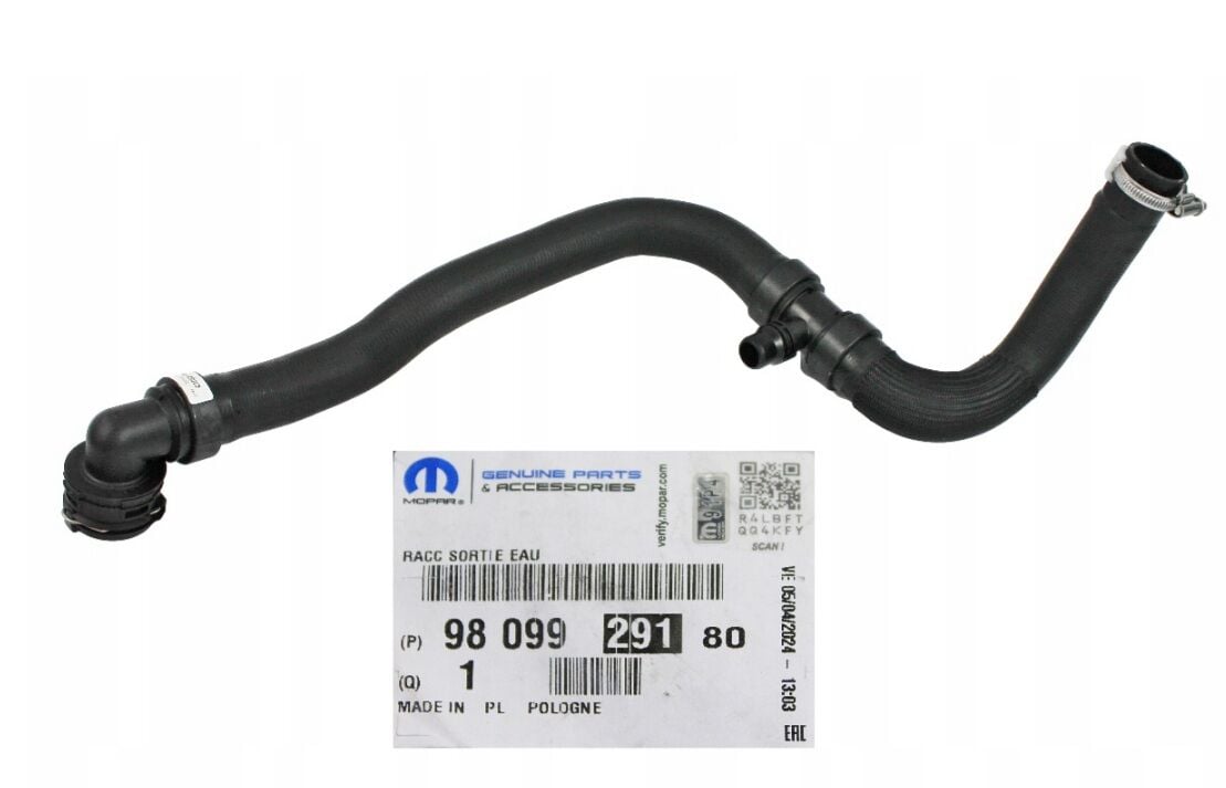 Peugeot 5008 II Radyatör Su Hortumu Orjinal Psa Marka 9809929180