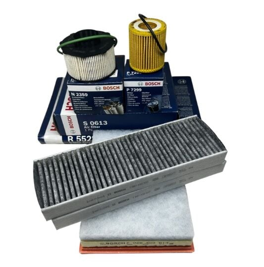 Opel Grandland X 1.5 Dizel Periyodik Bakım Filtre Seti (2020 Sonrası) Bosch Marka 026400613 - 1987435522 - 026402359 - 026407299