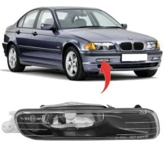 Bmw 3 Serisi E46 Kasa Sağ Sis Farı (1999-2002) Depo Marka DPO 444-2004R-UQ - 63178361952