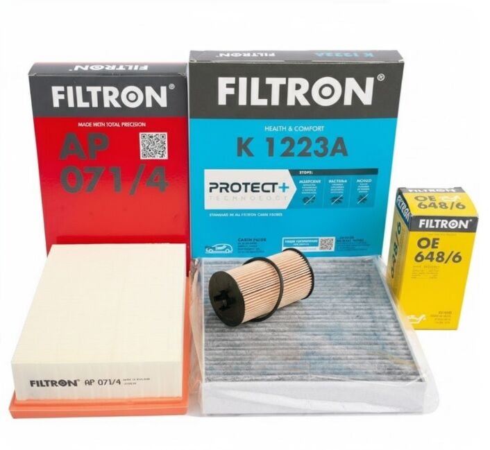 Opel Mokka 1.4 / 1.6 Benzinli Periyodik Bakım Filtre Seti Filtron Marka K1223A - AP071/4 - OE648/6