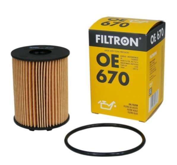 Opel Corsa C 1.3 Dizel (Tırnaklı Tip) Yağ Filtresi Filtron Marka 5650342 - OE670 - 650190
