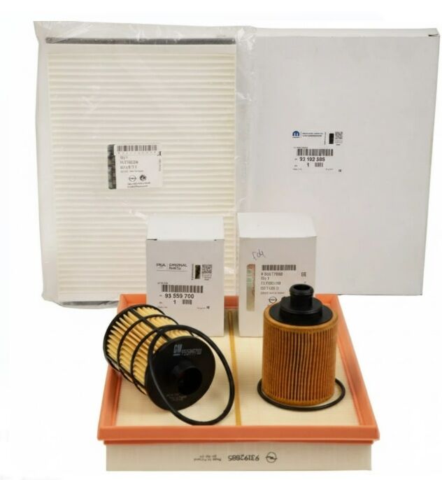 Opel Astra H 1.3 (Z13DTH) Periyodik bakım Filtre Seti (Yağ Filtresi Ufi Tip) Orjinal Psa Marka 93192885 - 13175553 - 95599700 - 95517669