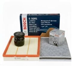 Opel Astra G 1.6 Benzinli Periyodik Bakım Filtre Seti Bosch Marka 1457233481 - 1987435514 - 09864B7008