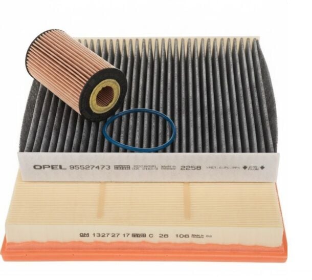Opel Astra J 1.6 Benzinli (115 BG) Periyodik Filtre Seti Orjinal 13272717 - 95527473 - 95526685