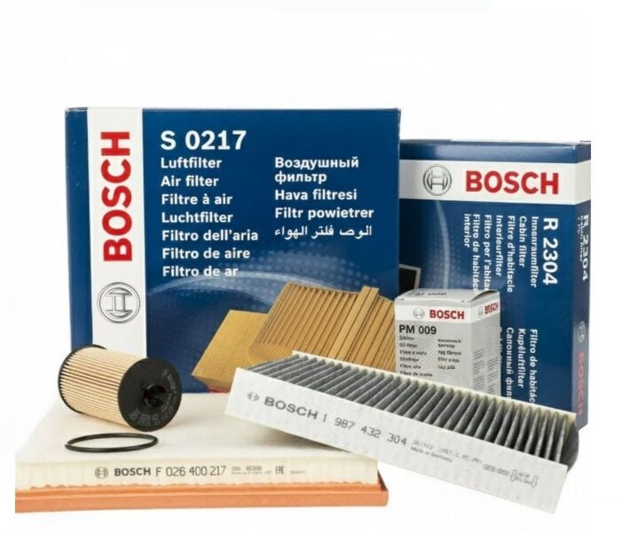 Opel Astra J 1.6 Dizel Periyodik Bakım Filtre Seti (Mazot Filtresiz) Bosch Marka F026400217 - 1987432304 - 09864B7009