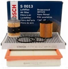 Opel Astra H 1.3 Dizel Periyodik Bakım Filtre Seti (Yağ Filtresi Tırnaklı Tip) Bosch Marka F026400013 - 1987435514 - 1457429256 - 1457070001