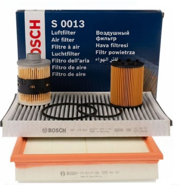 Opel Astra H 1.3 Dizel Periyodik Bakım Filtre Seti (Yağ Filtresi Ufi Tip) Bosch Marka F026400013 - 1987435514 - 09864B7005 - 1457070001