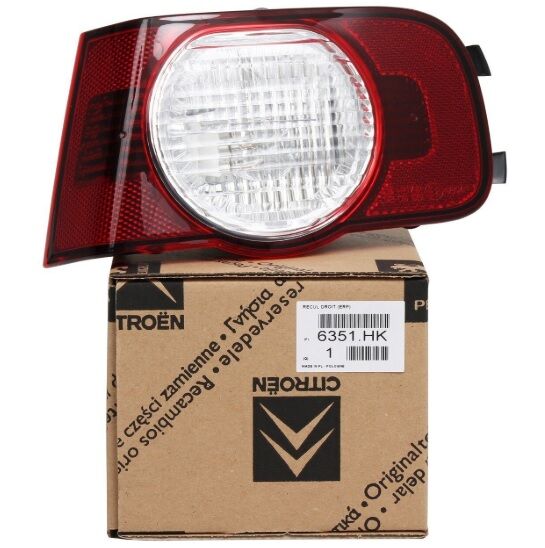 Citroen C3 Picasso Arka Sağ Geri Vites Lambası Orjinal Psa Marka 6351.HK