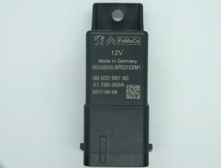 Peugeot 301 - 308 - 3008 - 2008 - Partner - Rifter/ Citroen C4 Cactus - C4 Picasso - C-Elysee - Berlingo Isıtma Role Kutusu Orjinal Psa Marka 9803299780