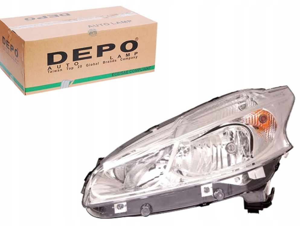 Peugeot 208 Ön Sol Far Elektrikli (2012-2020) Depo Marka DPO 550-1154L-LD-EM - 9802221880